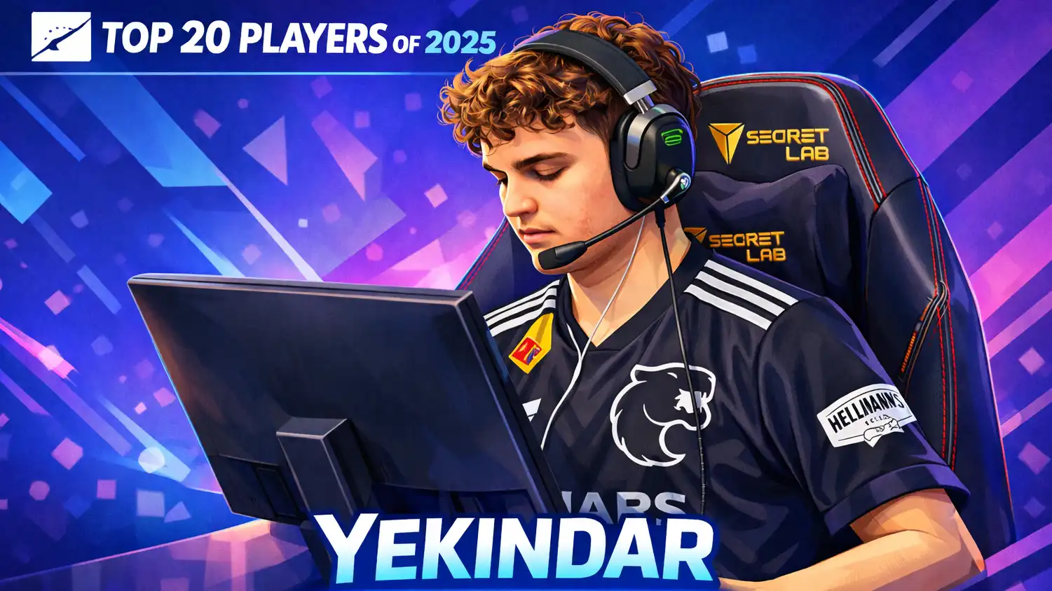 HLTV Top 20 Players of 2025: YEKINDAR Ranked #15 After Career-Defining Comeback